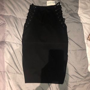 Black skirt